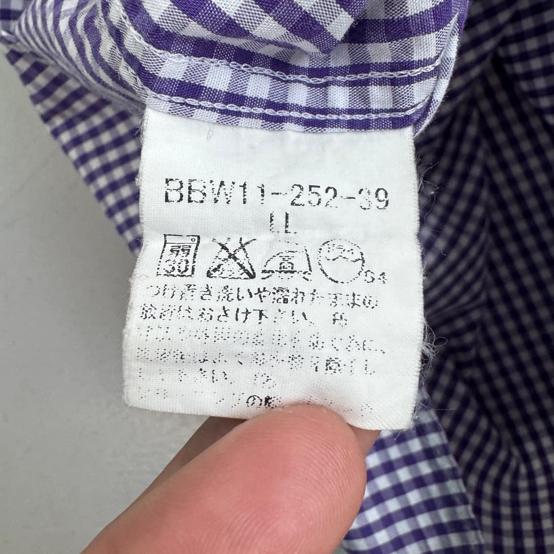 버버리 런던 제팬 체크 반팔 셔츠 상품이미지5