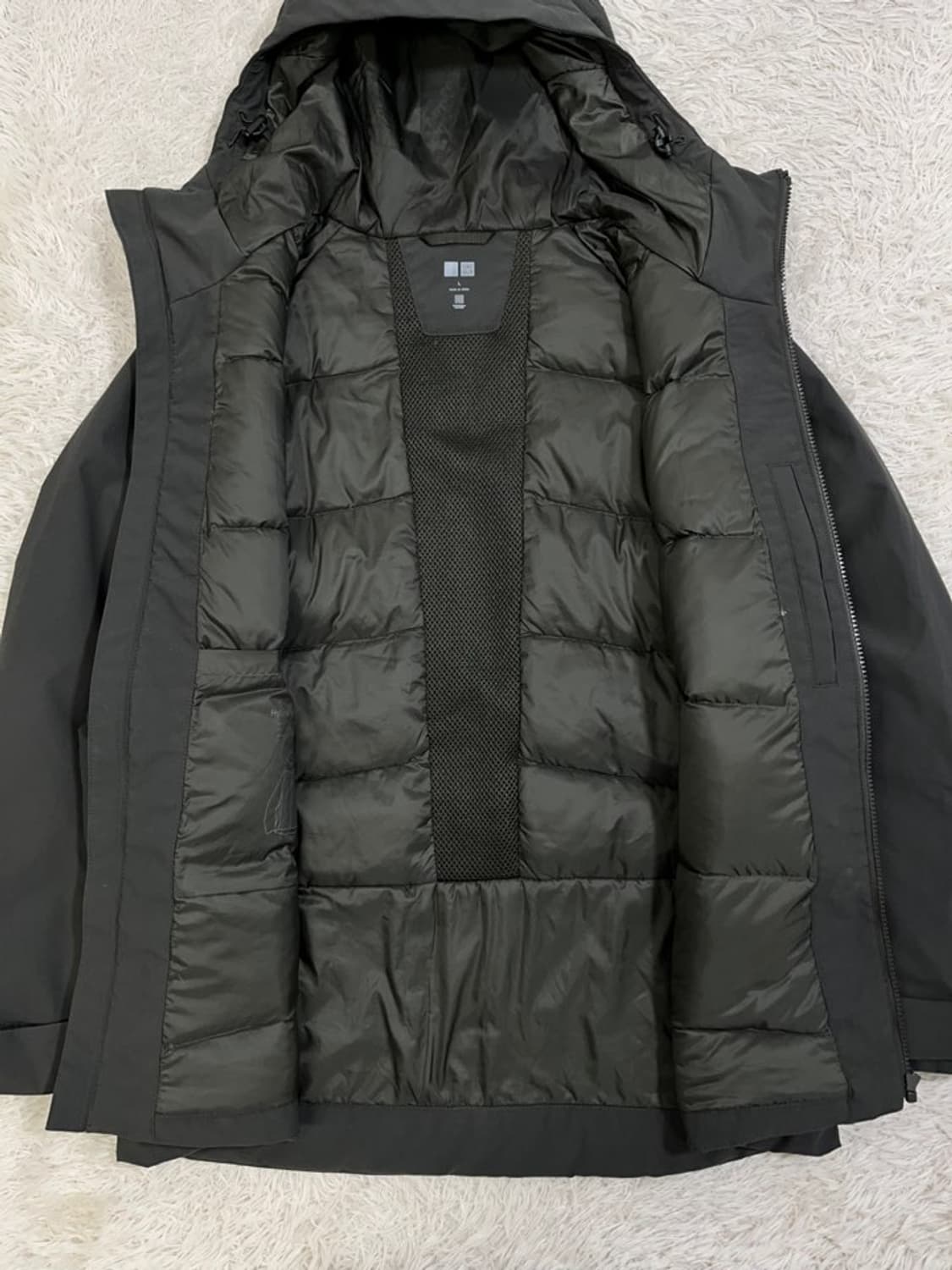 유니클로 하이브리드 다운 파카/#3046 상품이미지4