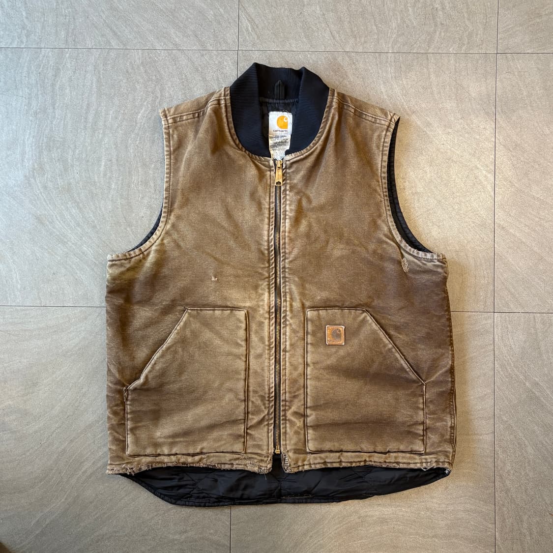 칼하트 정품 덕 캔버스 조끼 베스트 상품이미지1