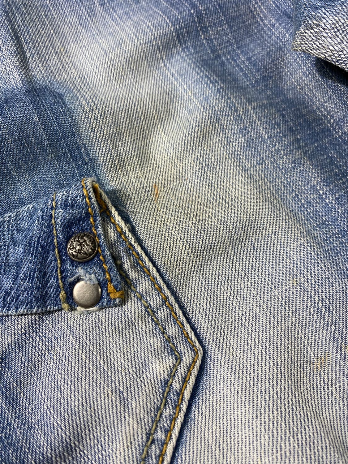 [28] None 빈티지 Y2K 디스트레스드 데님팬츠 상품이미지4