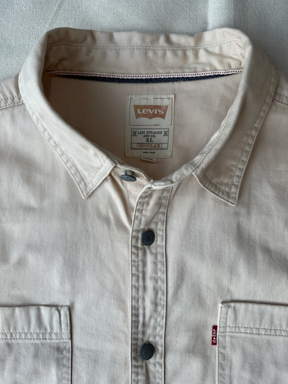 리바이스 데님 워크셔츠 아이보리 XL 상품이미지2