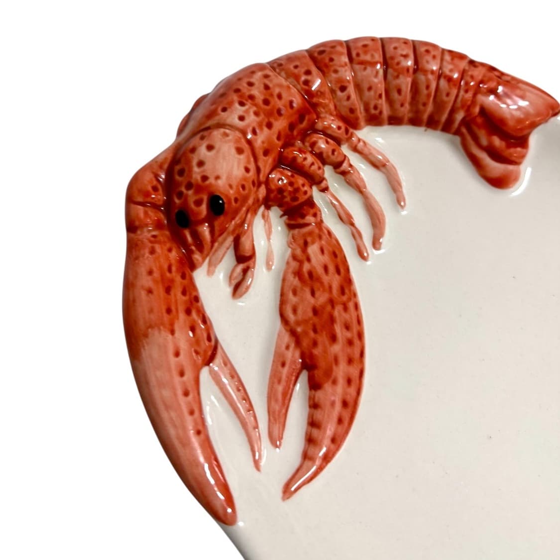 70s 핸드메이드 세라믹 가재 플레이트 상품이미지5