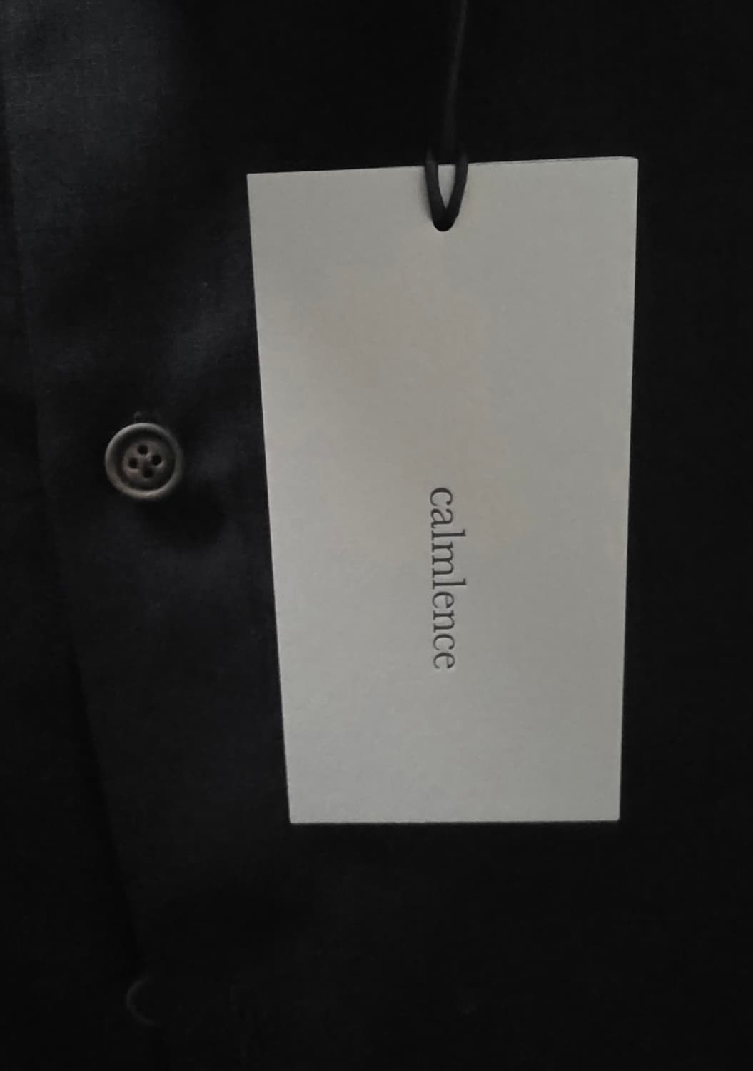 Calmlence 캄렌스 26ss  린넨 SHIRT - Black 상품이미지5