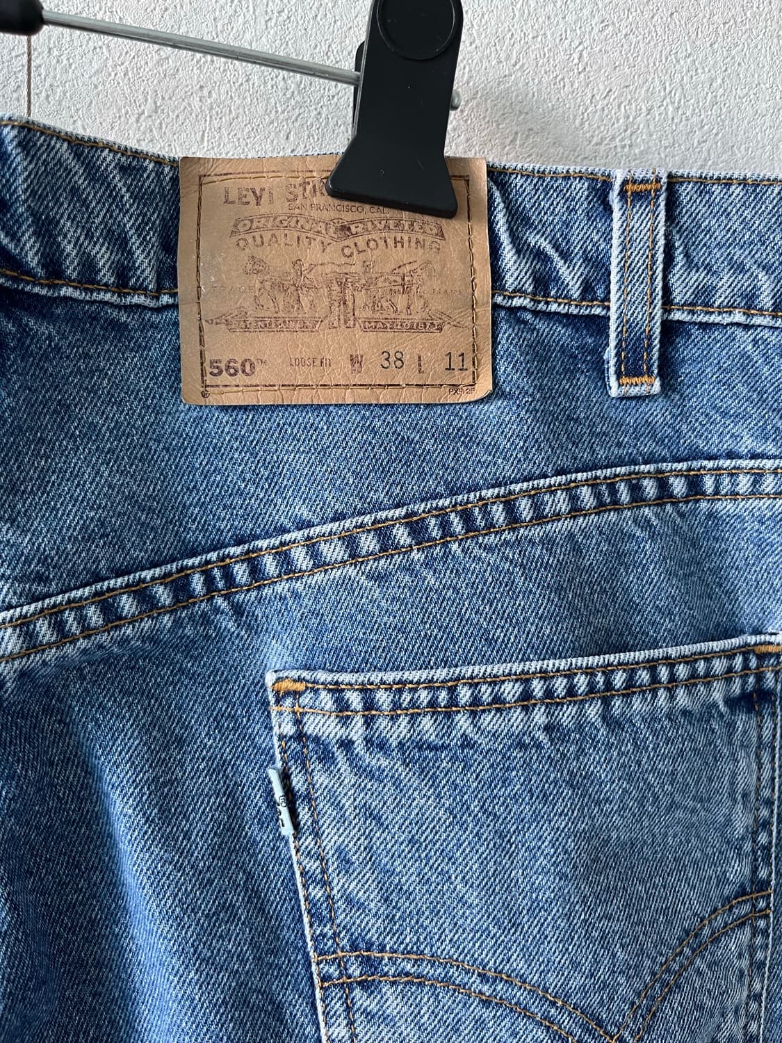 98년 vintage levis 560 루즈핏 쇼츠 상품이미지4