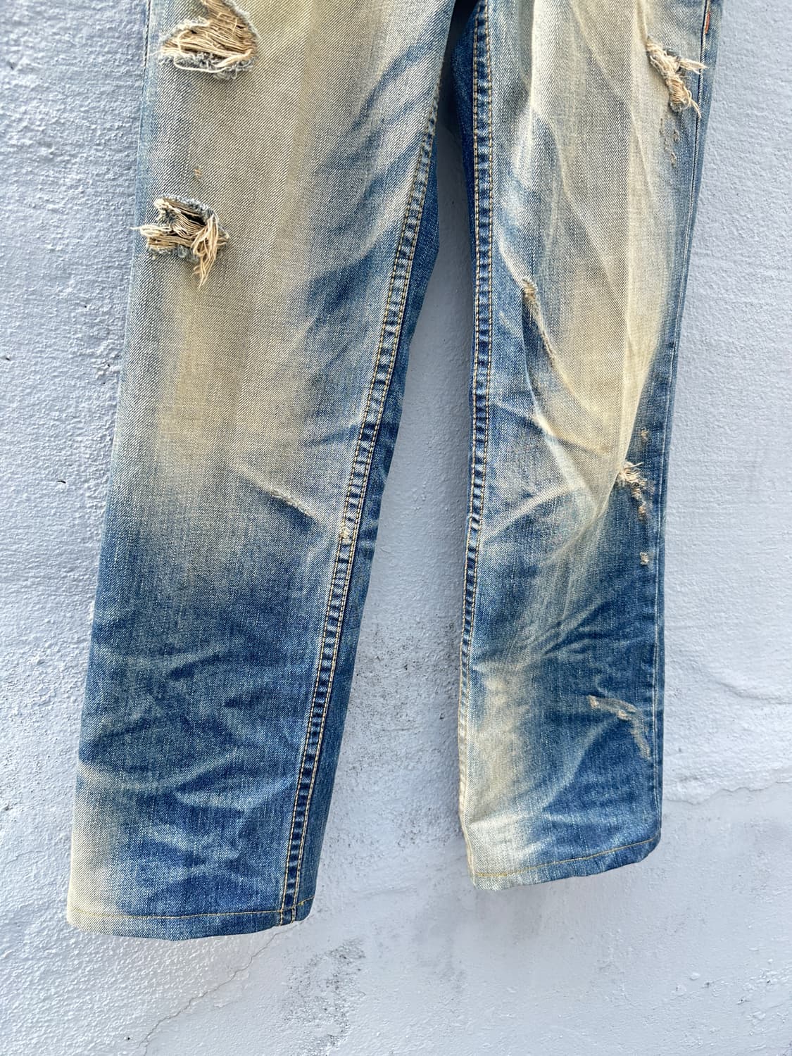 Lolita jeans damaged low rise straight d 상품이미지9