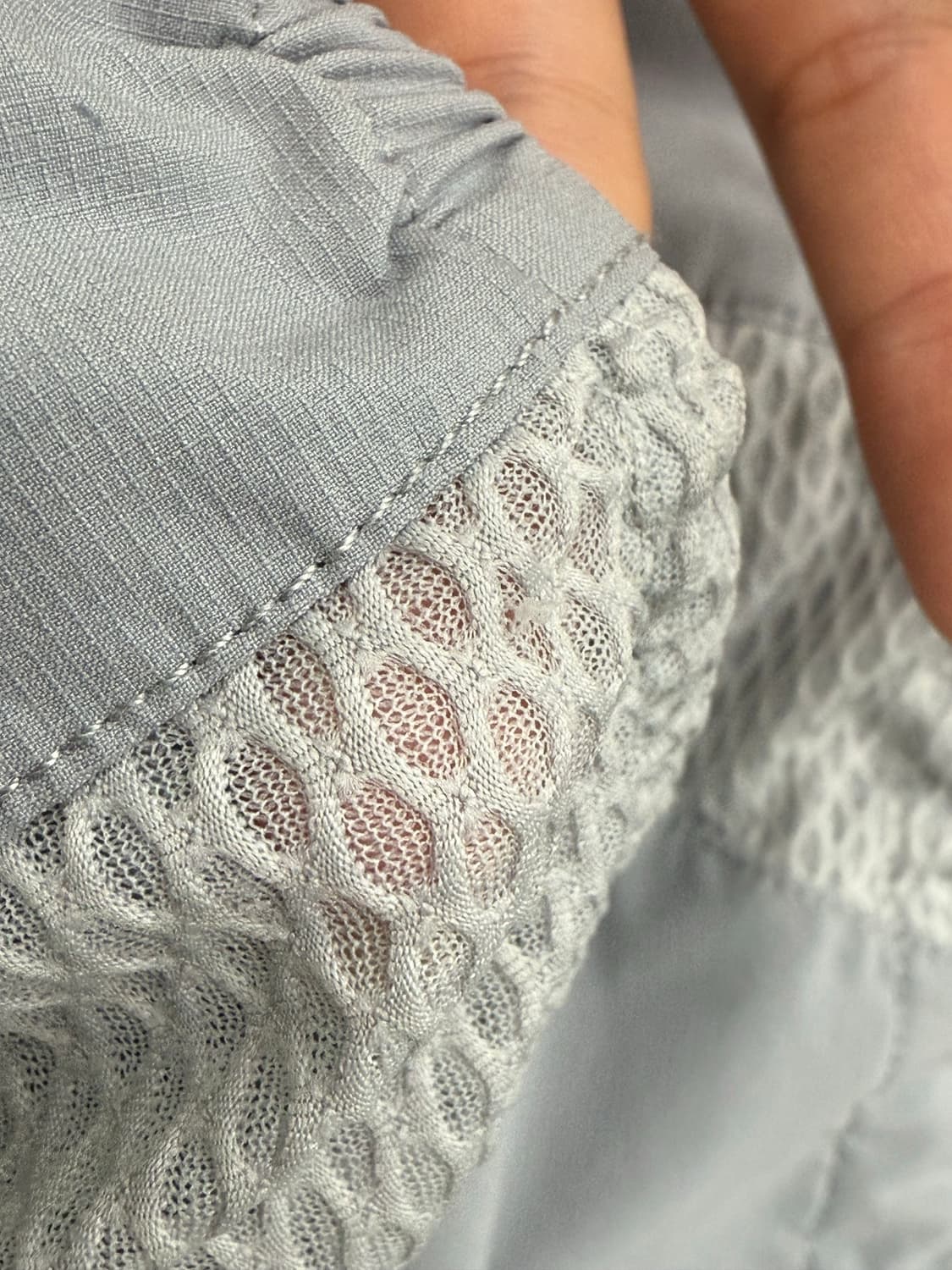 산산기어 메쉬 자켓 스카이블루 바람막이 상품이미지2