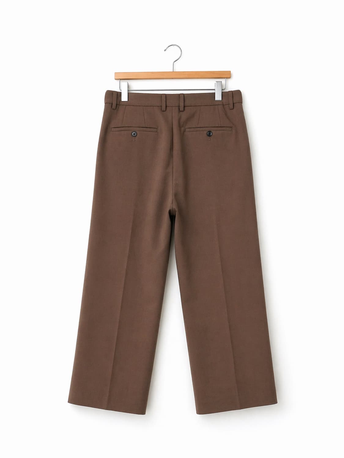 무신사 스탠다드 와이드 핀턱 슬랙스 모카브라운 (새상품급  31) 상품이미지4