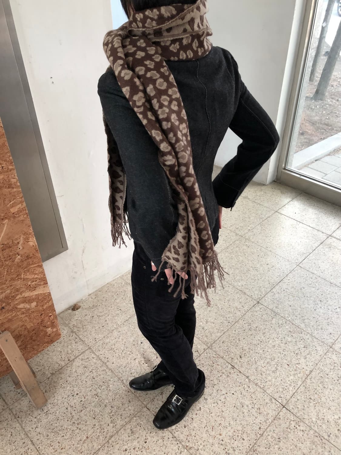 leopard muffler  상품이미지1