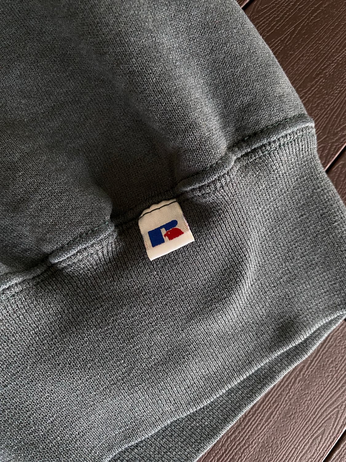 (L) 90s 빈티지 러셀 스웻셔츠 다크그린 상품이미지4