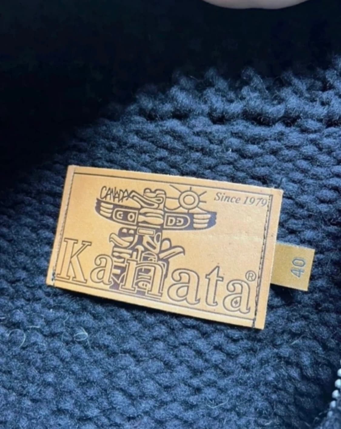 정품 캐나다 카나타 코위찬 가디건 집업 상품이미지3