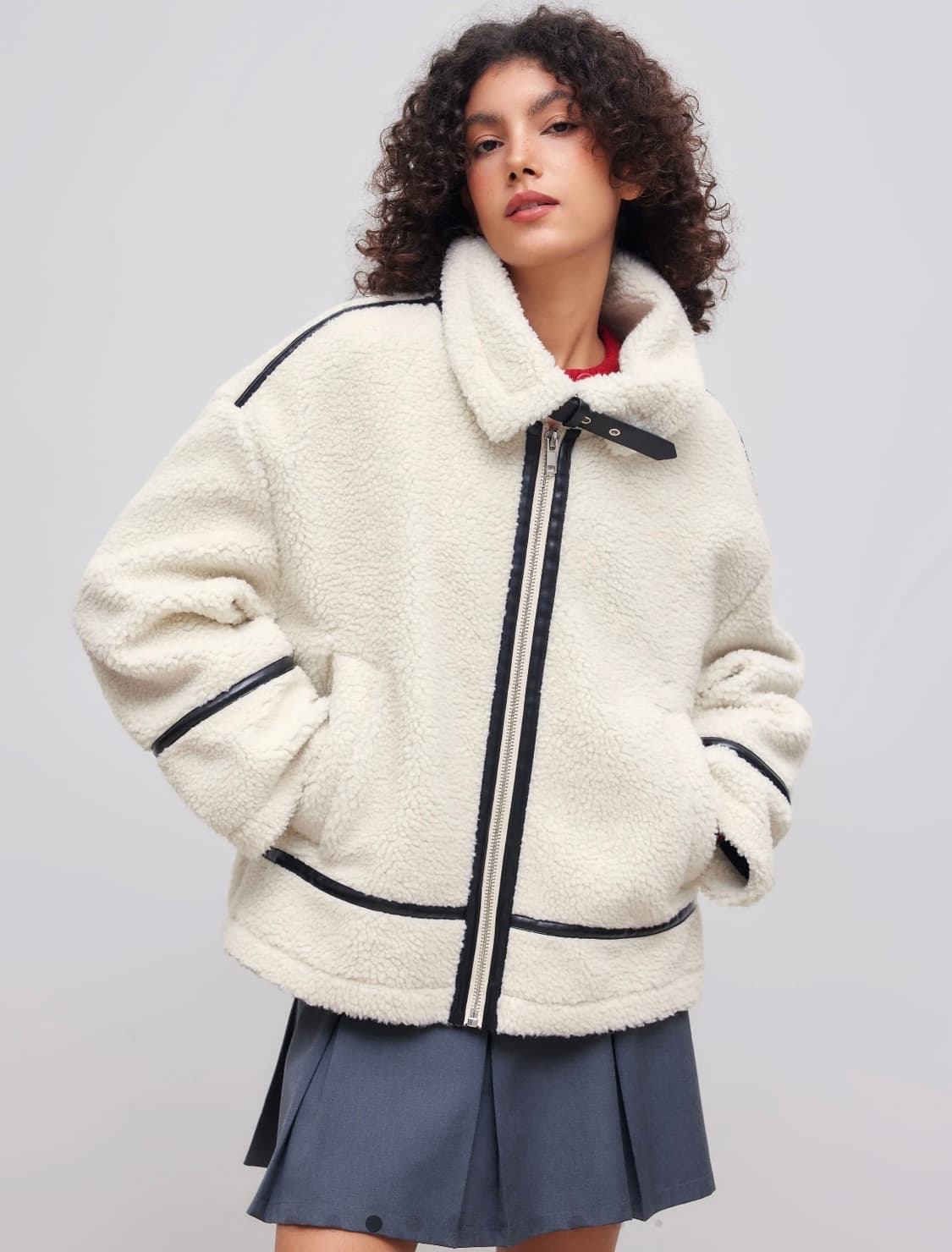 샵사이다  뽀글이 무스탕 상품이미지2