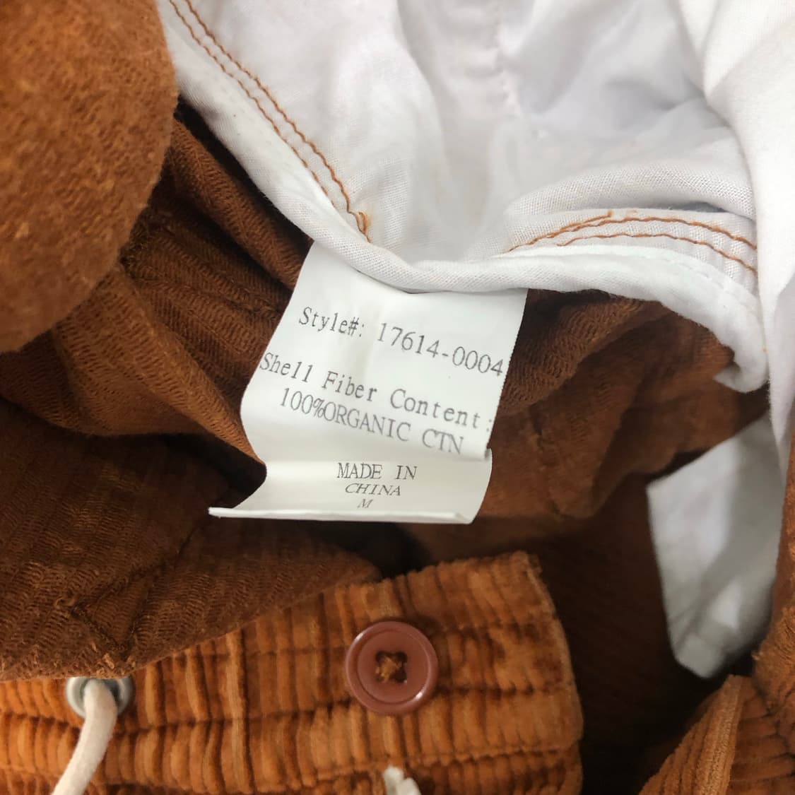 리바이스 오가닉코튼 코듀로이 스트링 팬츠 샘플 바지 M 상품이미지4