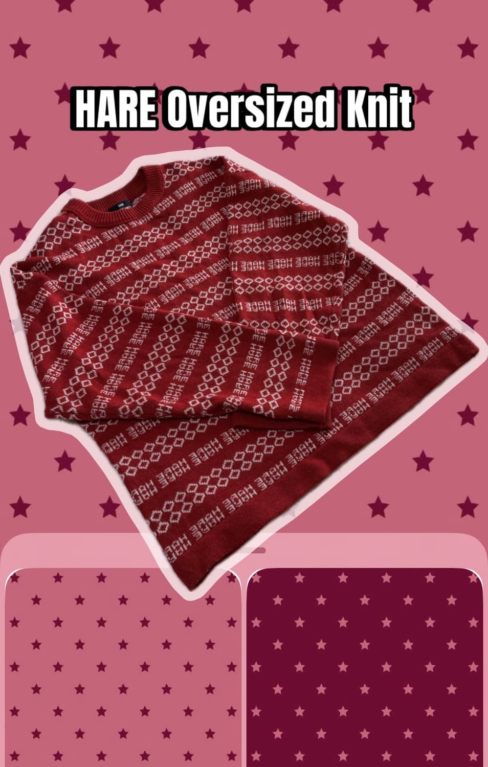 HARE Oversized Knit 상품이미지1