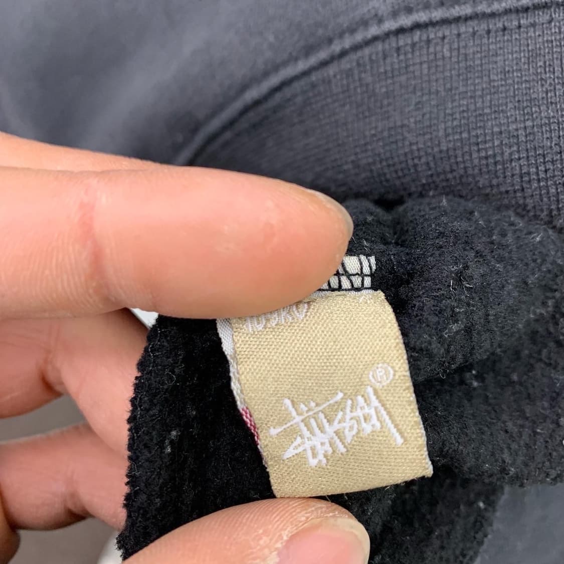  스투시 빅로고 안감 기모 맨투맨 상품이미지6