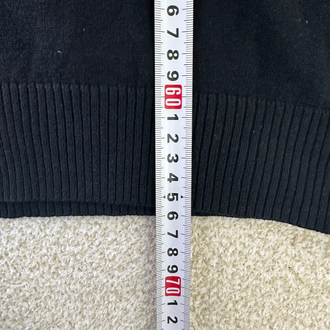 실측확인 네이비 브이넥0320D 상품이미지8