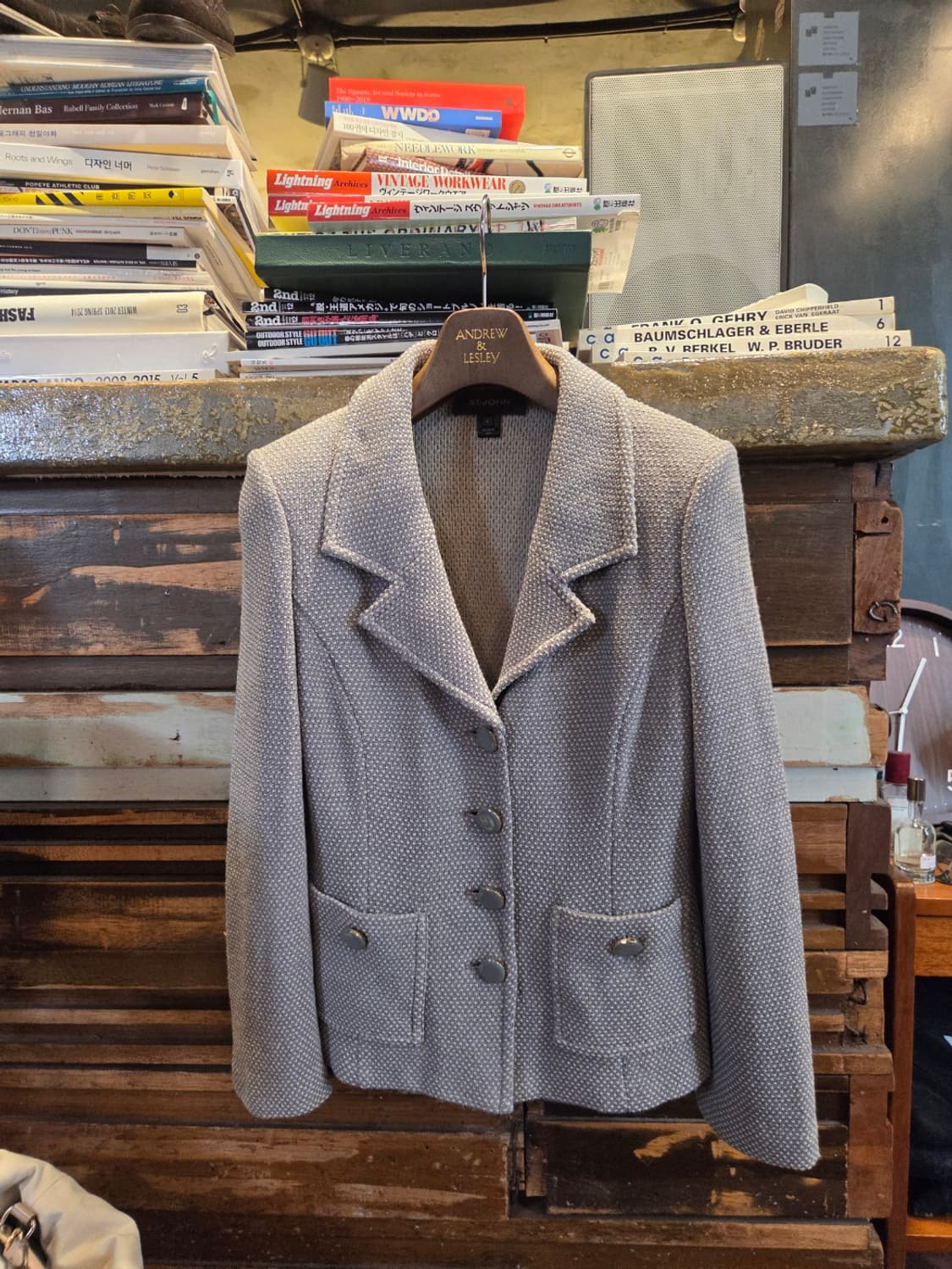 션존 트위드자켓 상품이미지1