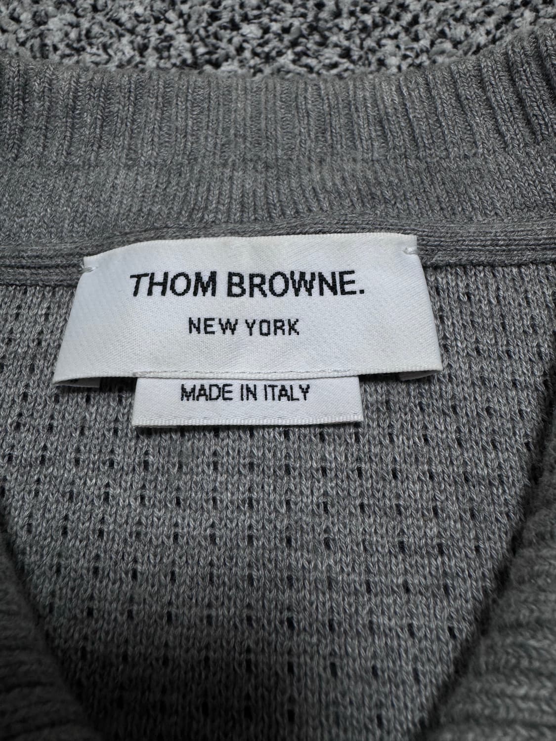톰브라운 와플 반팔 니트 3사이즈 상품이미지3