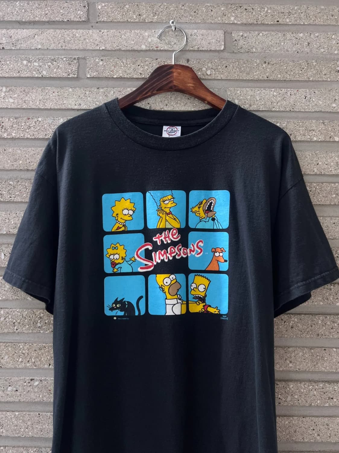 [L]The Simpsons 심슨 패밀리 프린팅 티셔츠 상품이미지1