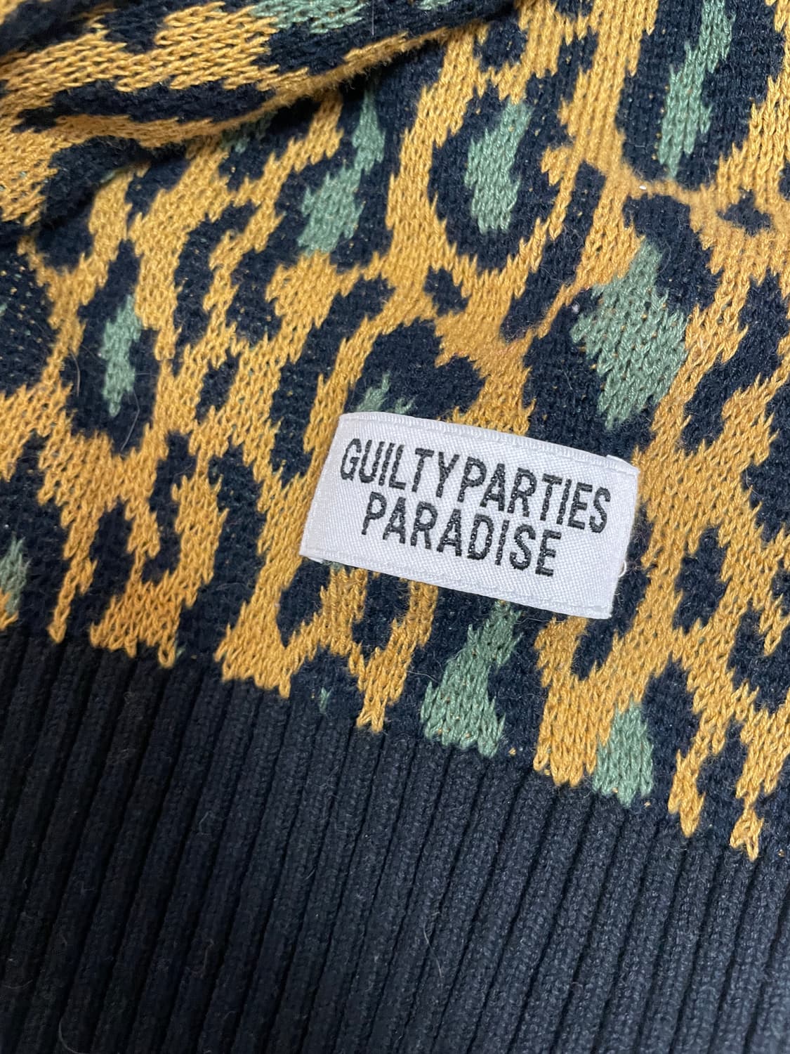Guilty Parties - Leopard Jacquard Knit 상품이미지2