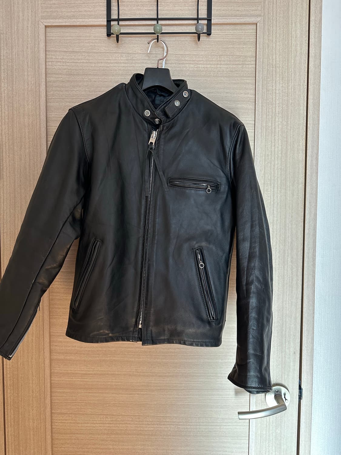 쇼트 nyc 641 싱글 라이더 자켓 상품이미지1