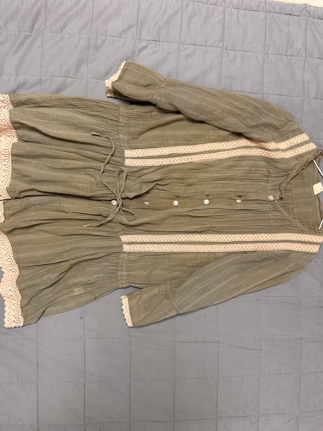 모리걸 페어리그런지 하구미룩 연두 원피스 알프스 상품이미지2