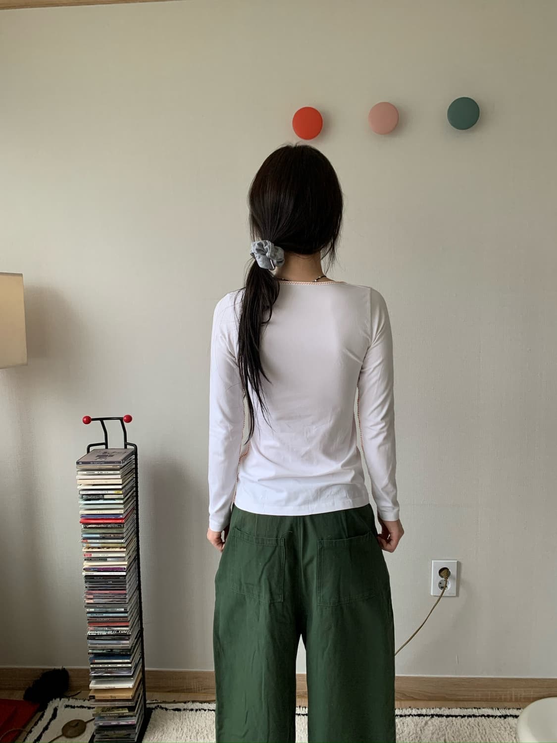 younger song.. deep green work pants 상품이미지6