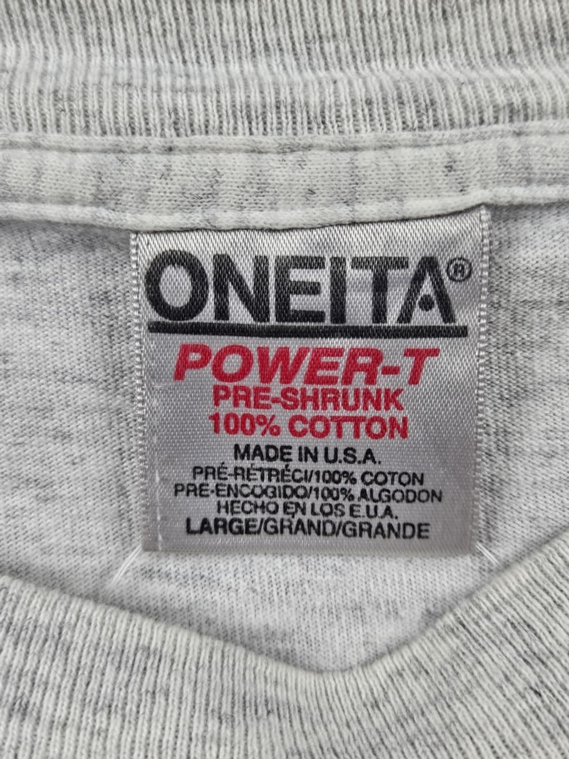 90's USA 오네이타 썬데이리버 싱글스티치 롱슬리브 (L)/11356 상품이미지8