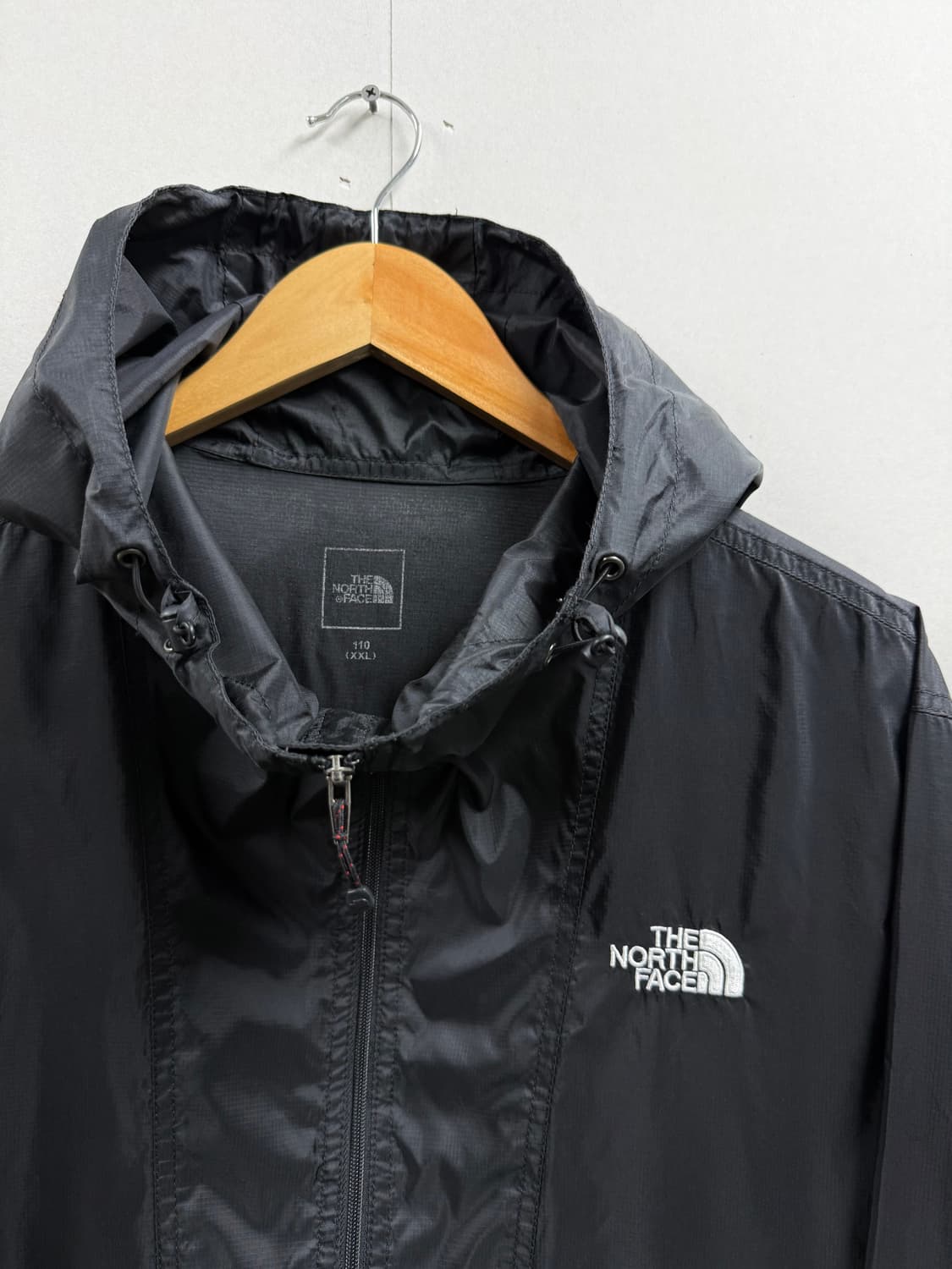 남성 110 xxl / 노스페이스 경량 바람막이 블랙 상품이미지4