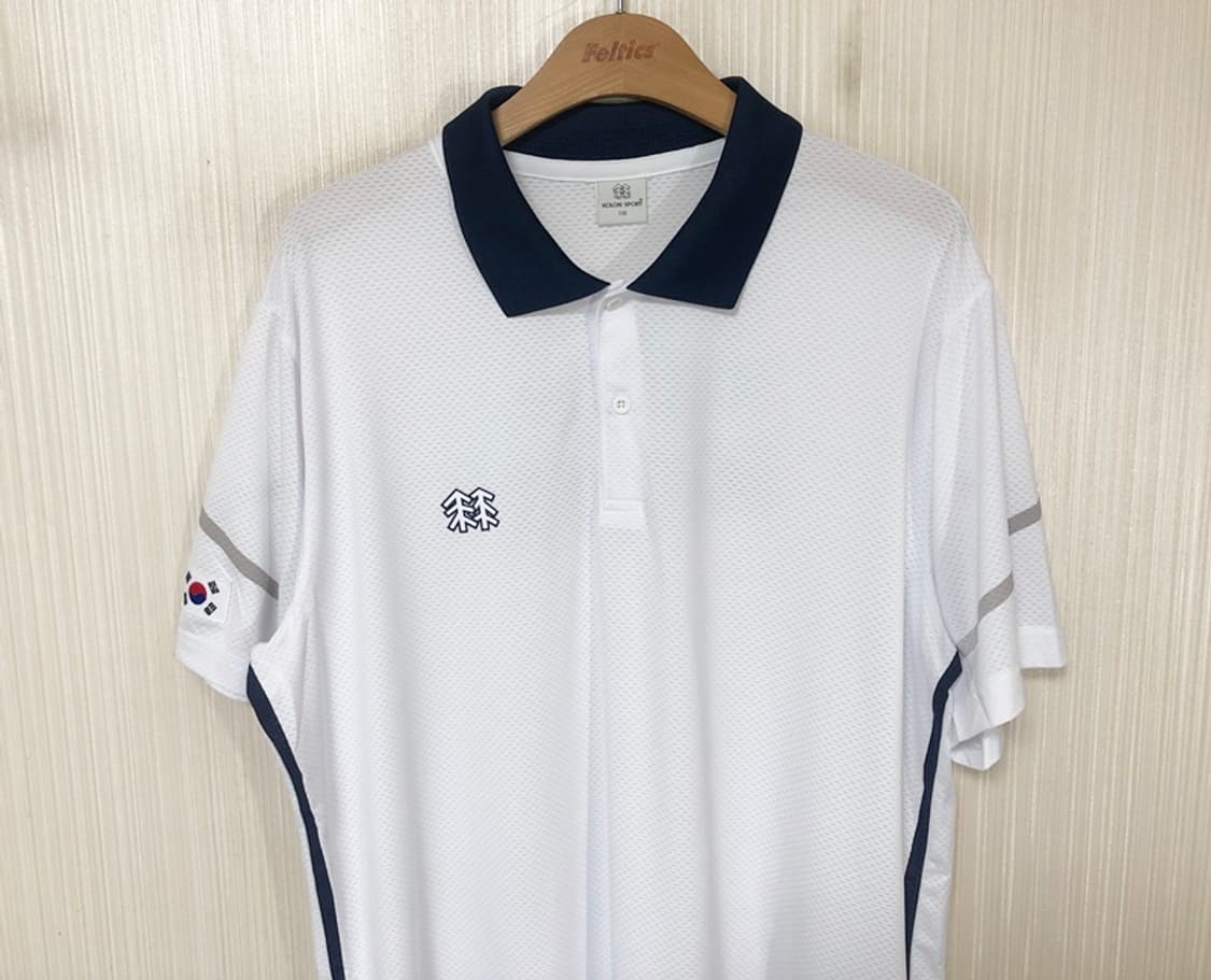 코오롱스포츠 대한민국 양궁국가대표 선수지급 시합용셔츠 110 김우진 상품이미지2