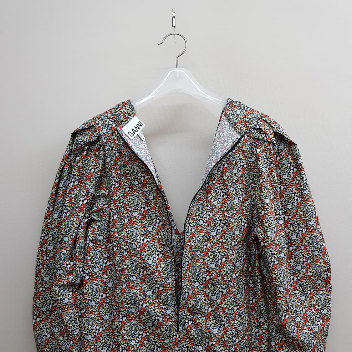 가니 2021 플로럴 패턴 미디 드레스 34사이즈 상품이미지7