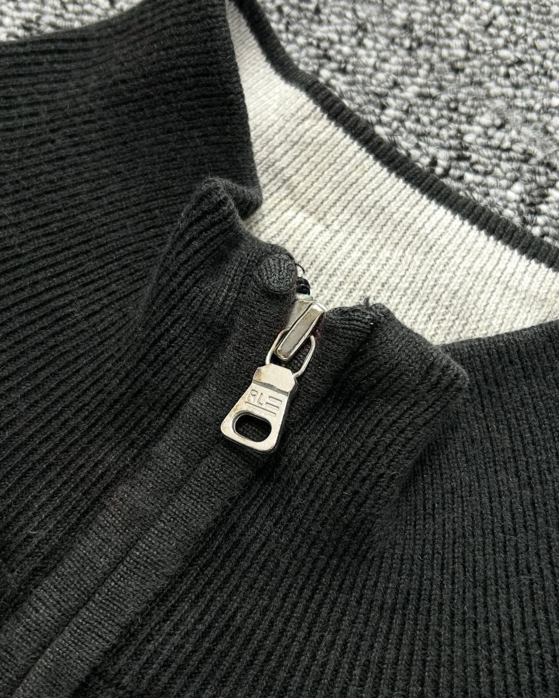 폴로 진스 성조기 로고 블랙 하프집업  상품이미지5