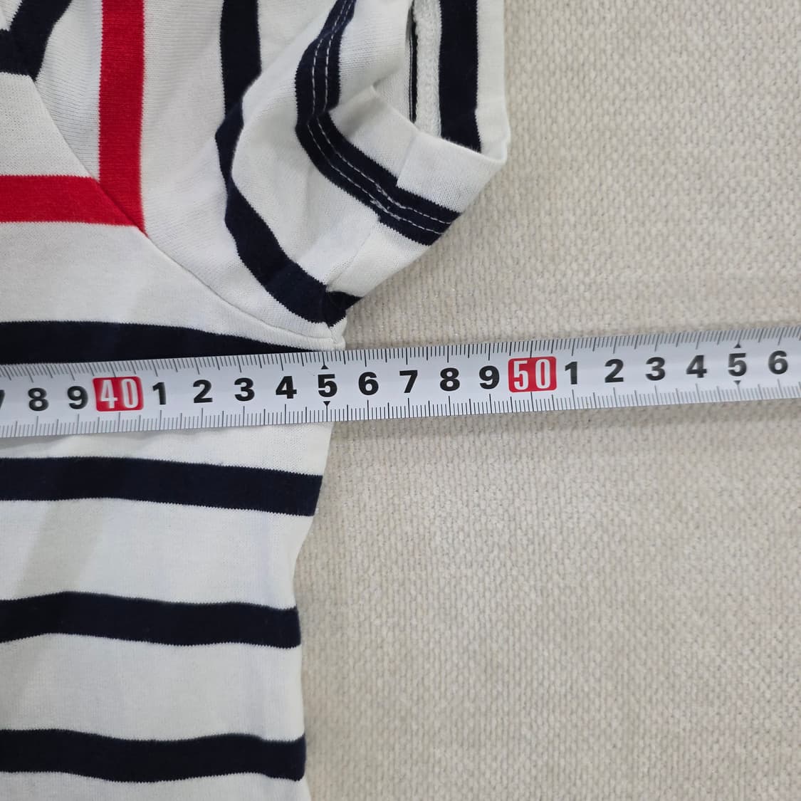 [90] 헤지스 스트라이프 배색 원피스 0219J 상품이미지5