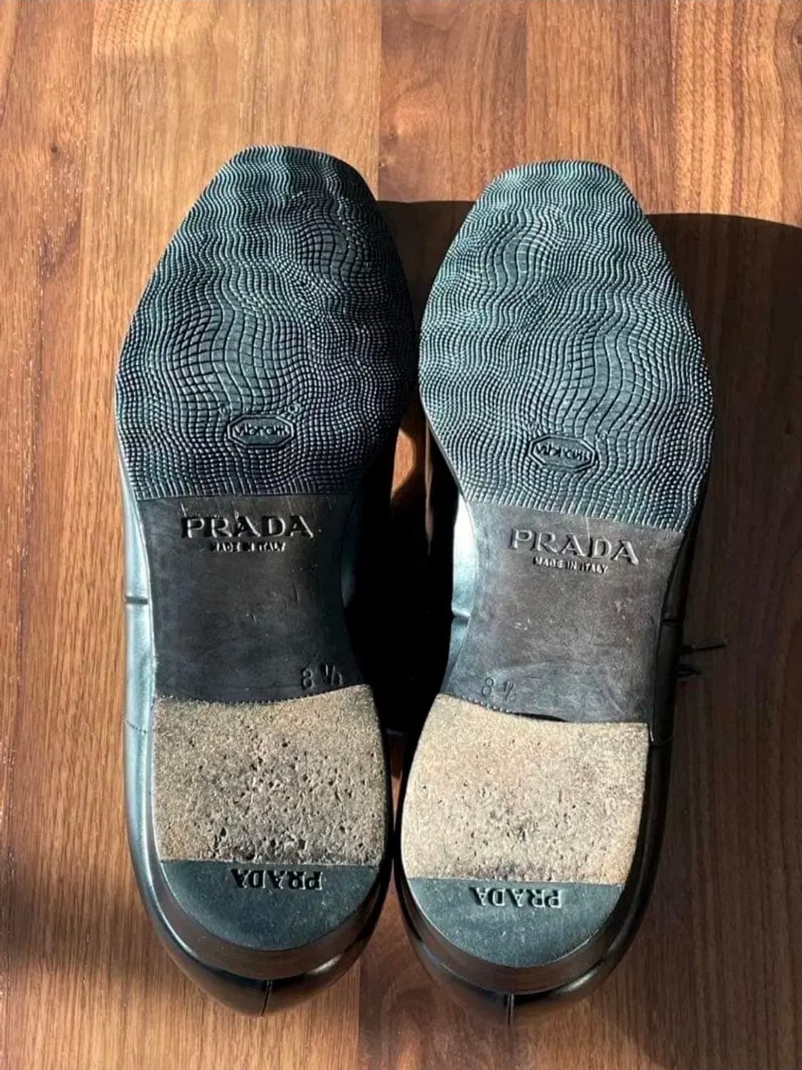 프라다 00s 아카이브 Perforated 더비슈즈 y2k 상품이미지7