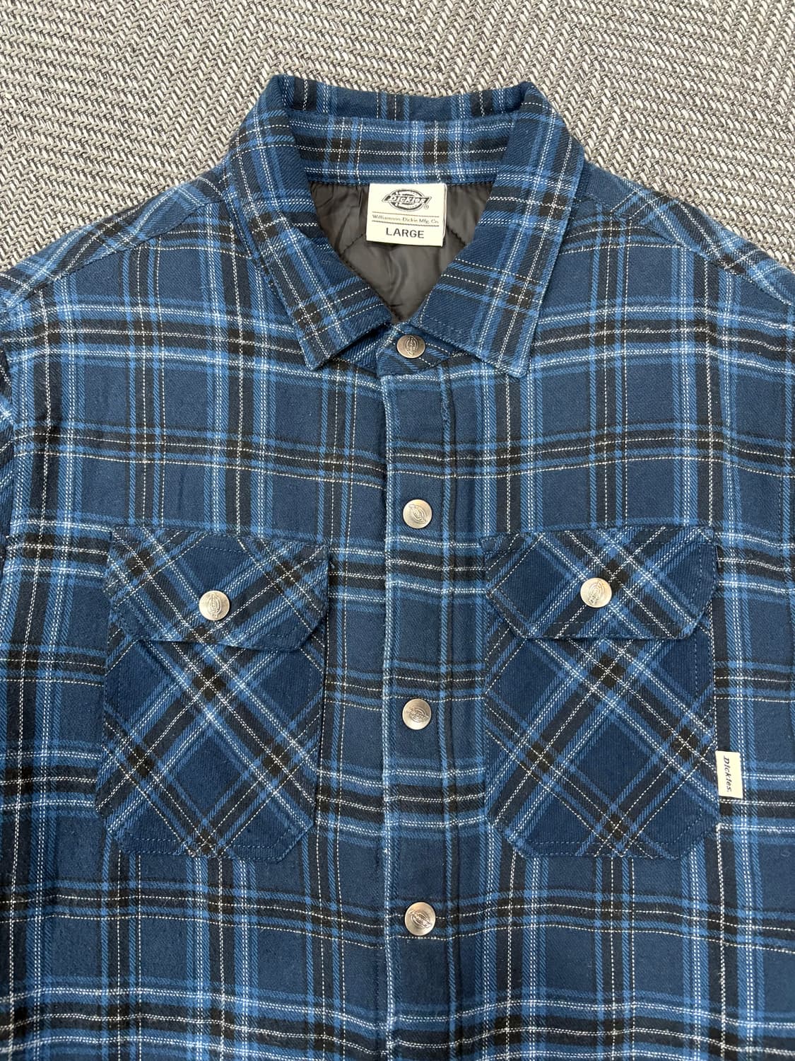 디키즈 체크 누빔자켓 상품이미지2