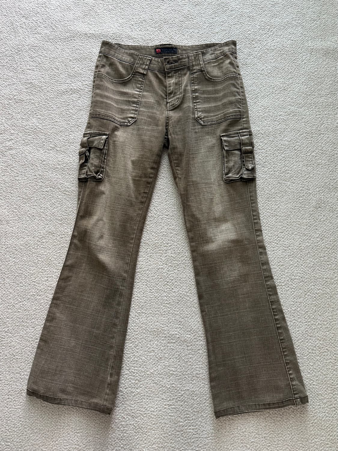 vintage brown bootcut cargo jean 브라운 부츠컷 상품이미지1