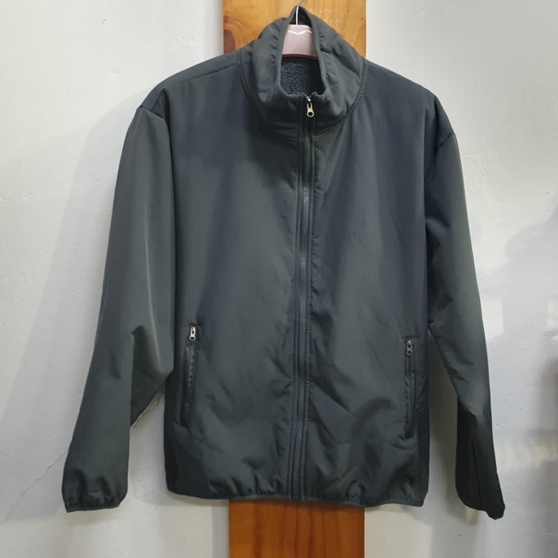 그레이색 양모 후리스 자켓(110) 상품이미지1