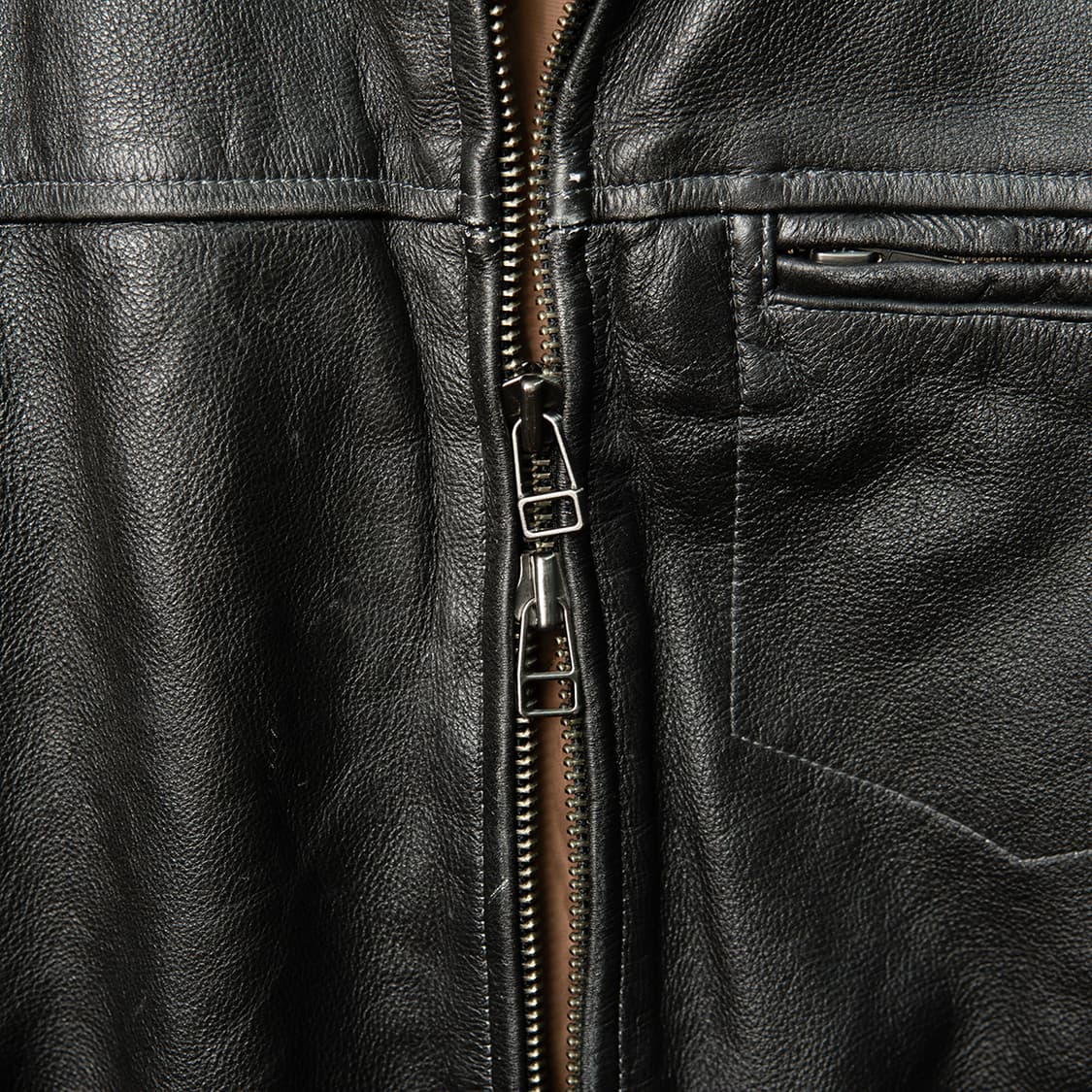 [105] 프리즘웍스 싱글 카우하이드 레더자켓  MO-2574  상품이미지2