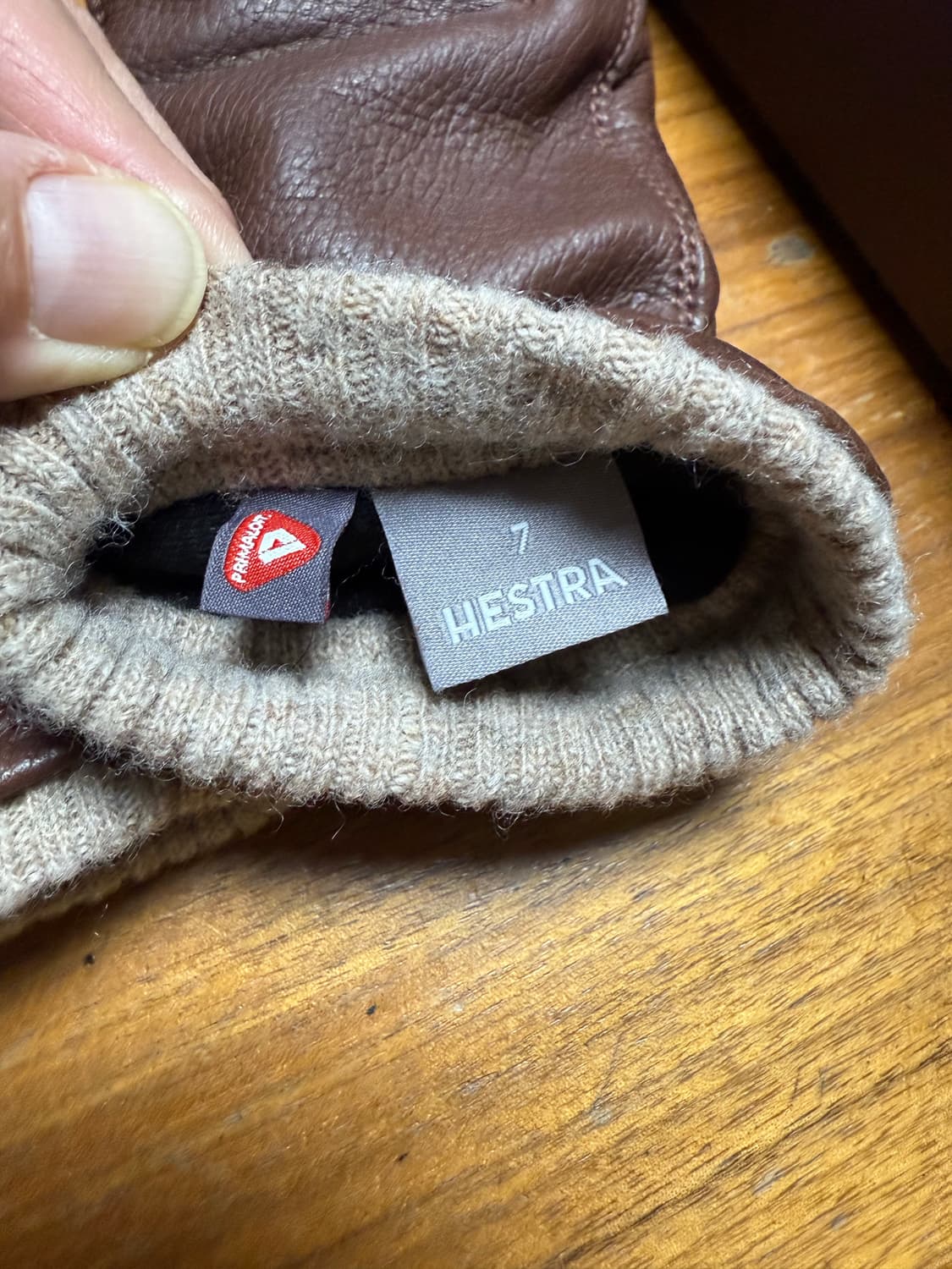 헤스트라 우쪼 체스트넛 가죽 장갑 7사이즈 새상품 컨디션 상품이미지2