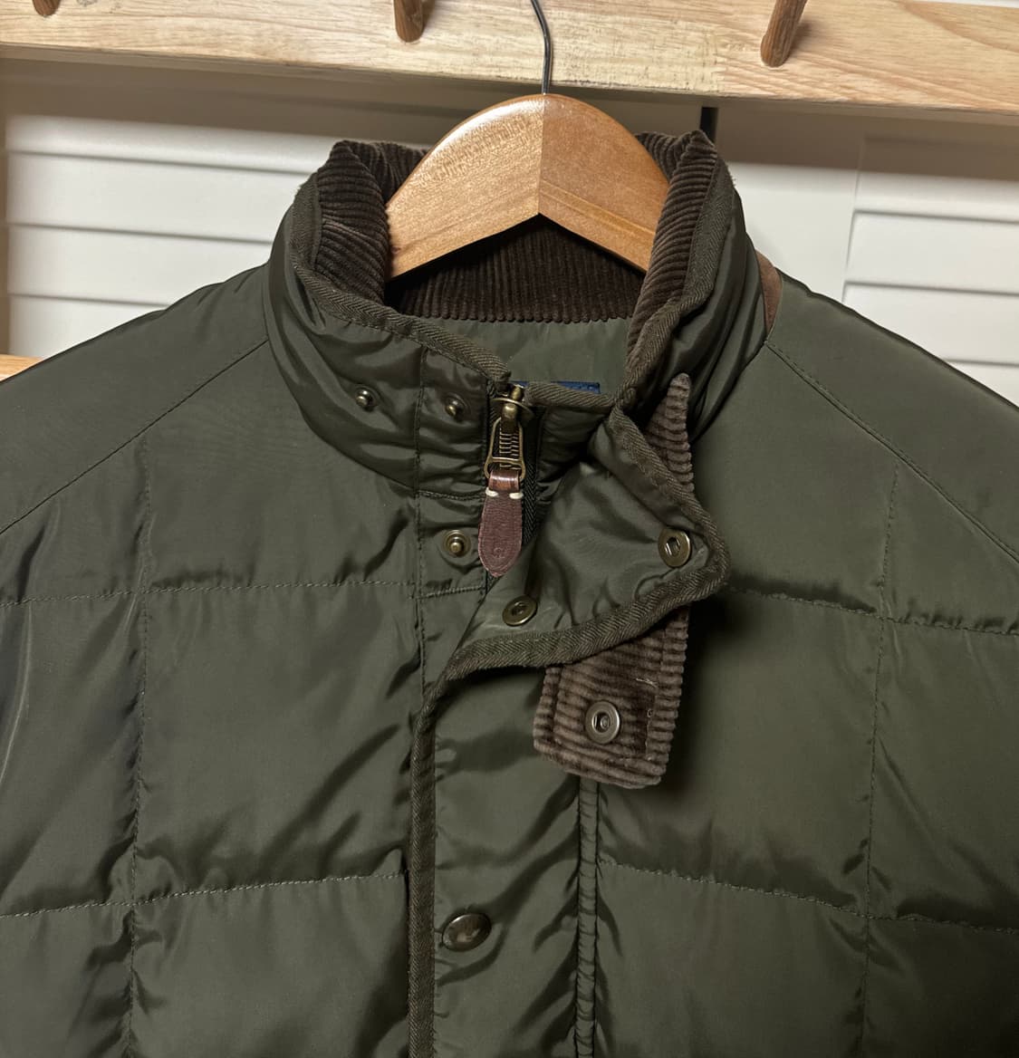 폴로 랄프로렌 코듀로이 카키 패딩 점퍼 자켓 상품이미지6