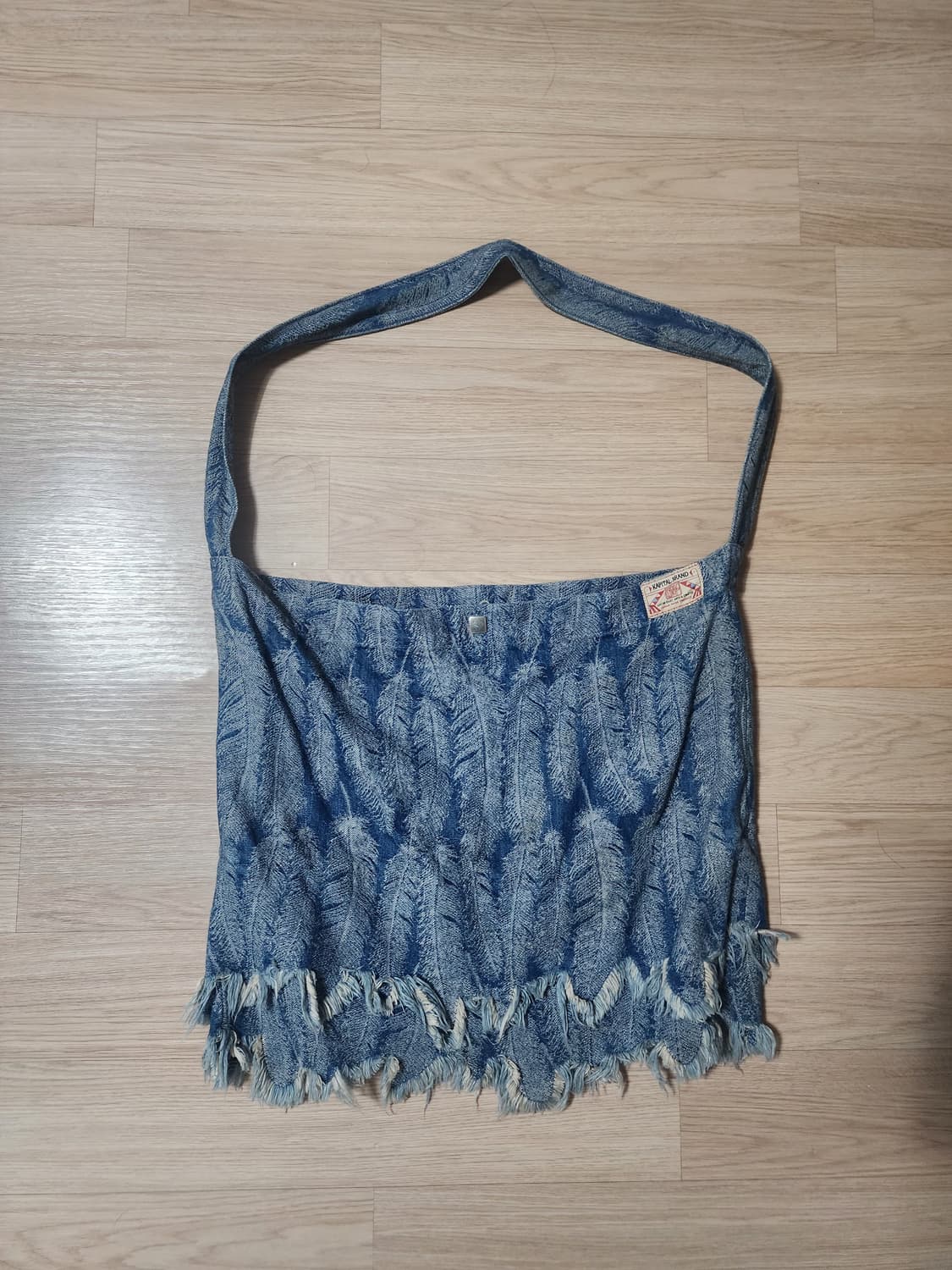 캐피탈 12oz 맥파이 데님 메디슨 백 라지 인디고 상품이미지1