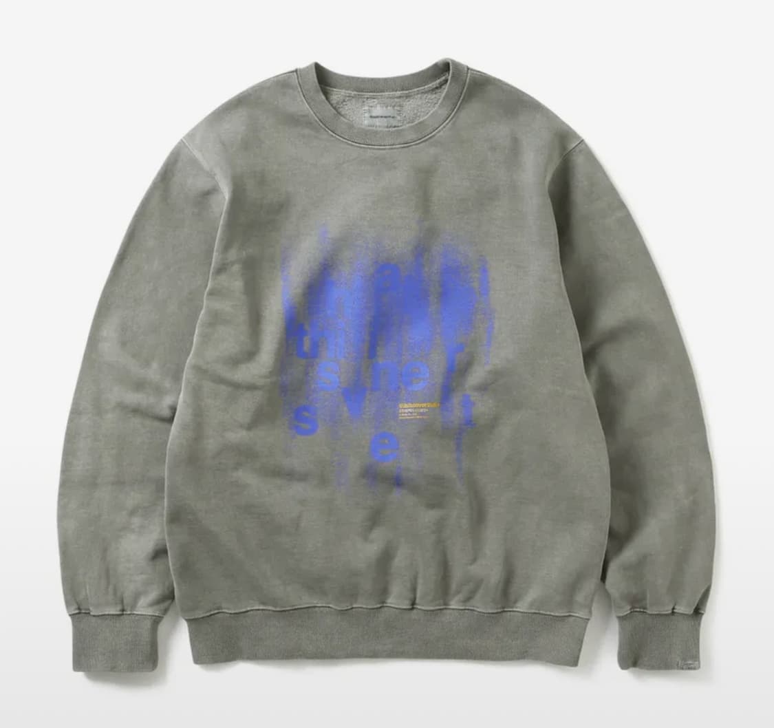 디스이즈네버댓 맨투맨 그레이 M 상품이미지1