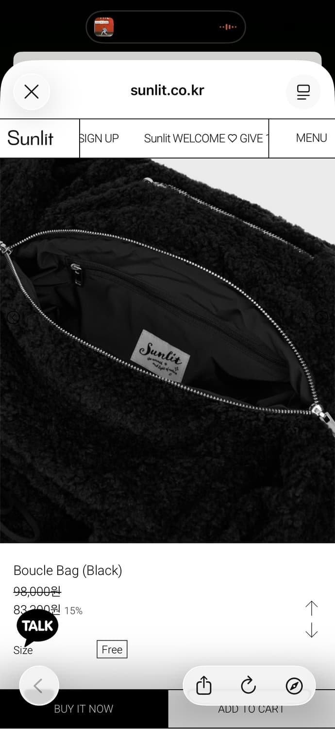 선릿 버클백 상품이미지4