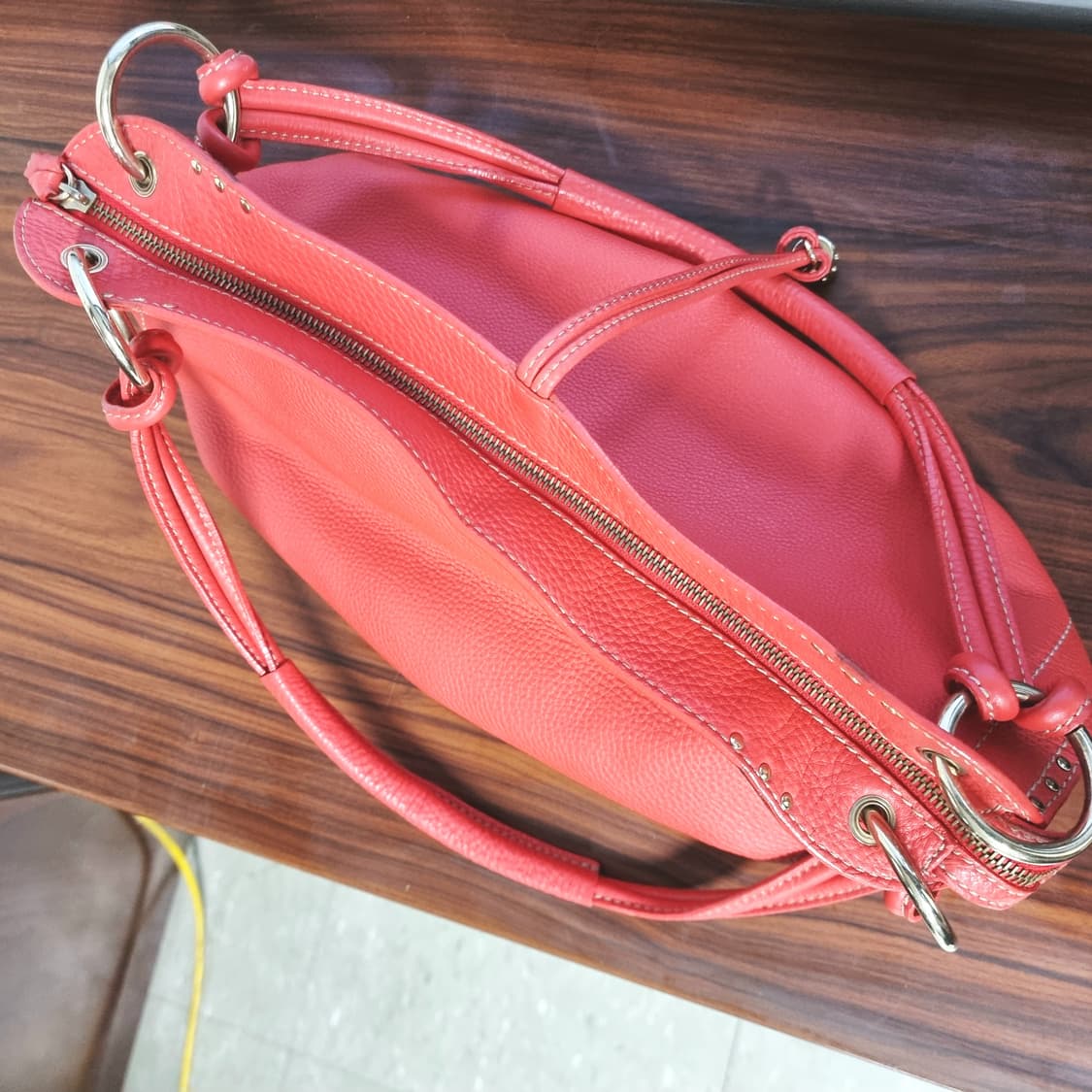 셀린느 소가죽 숄더백 토트백 호보백 made in Italy / 상태최상 상품이미지5