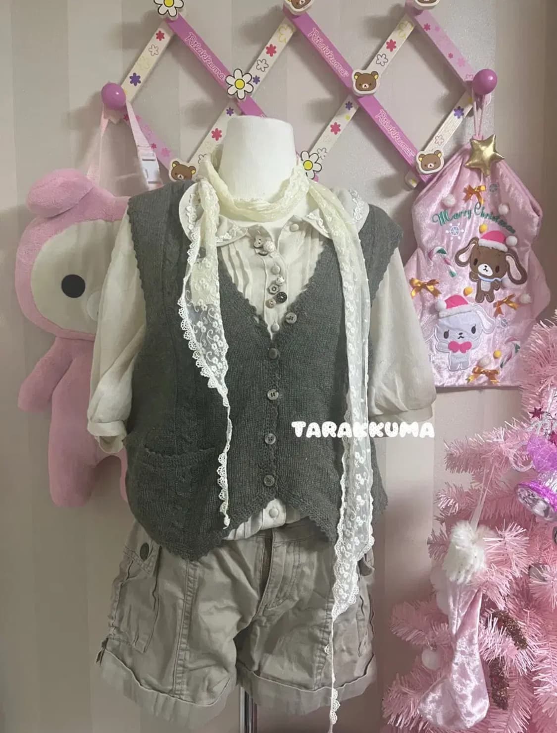 초코나무숲 빈티지모리코디 니혼진큐롯팬츠아오이유우모리걸 상품이미지1