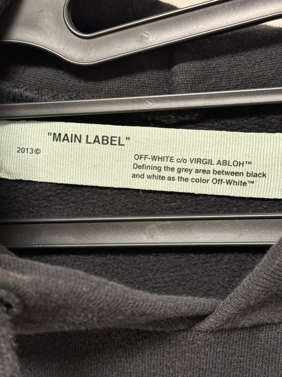 오프화이트 "01" 다이아고널 후드티 XL 상품이미지3