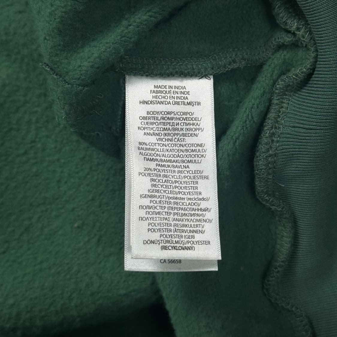 (L) 폴로 랄프로렌 QR라벨 로고 플리스 후디 그린 상품이미지5
