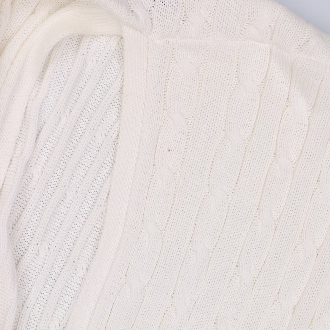 M 폴로 피마코튼 케이블 반팔 니트 가디건 4222 상품이미지4