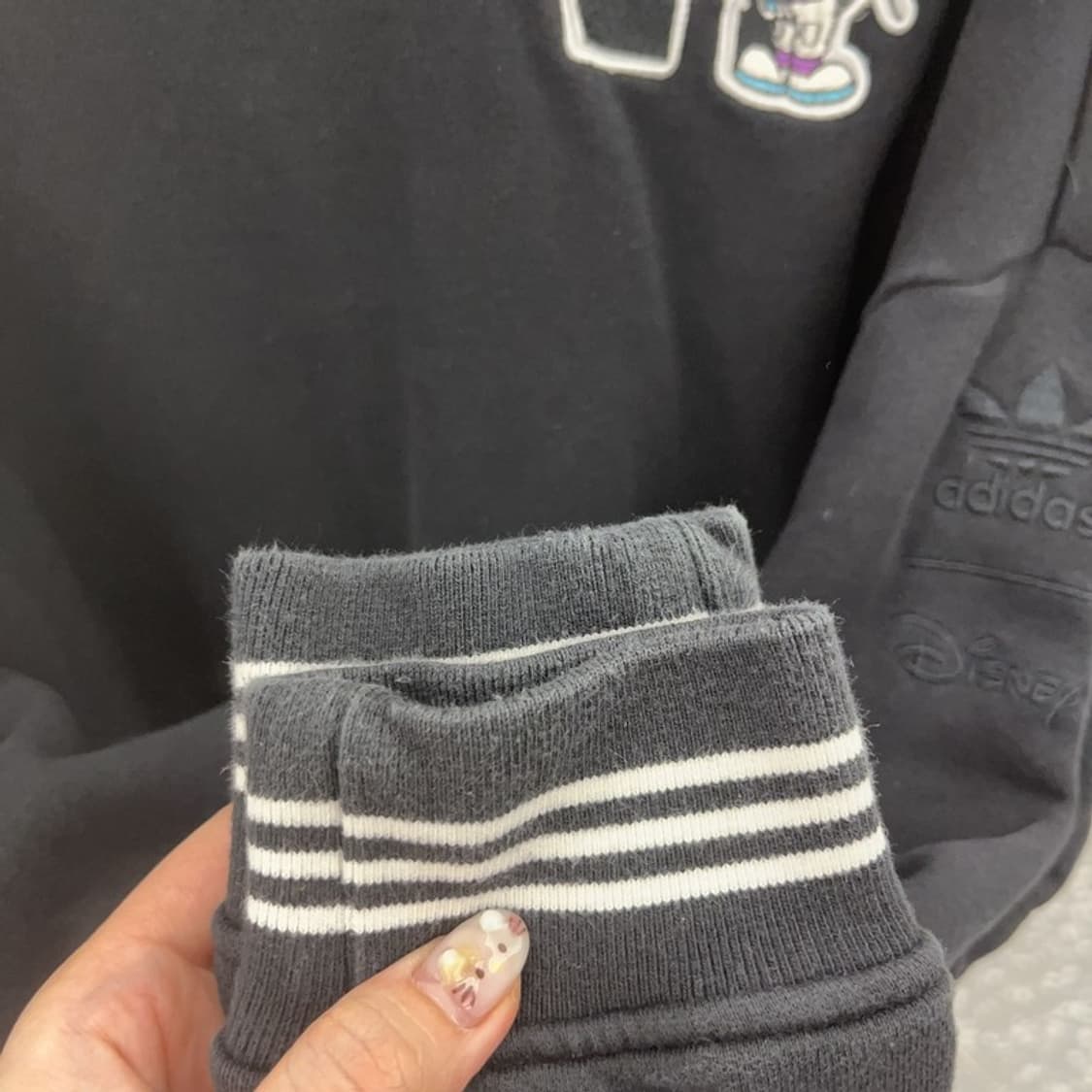 아디다스 디즈니 미키마우스 크롭 후드티 100 C06280 상품이미지5