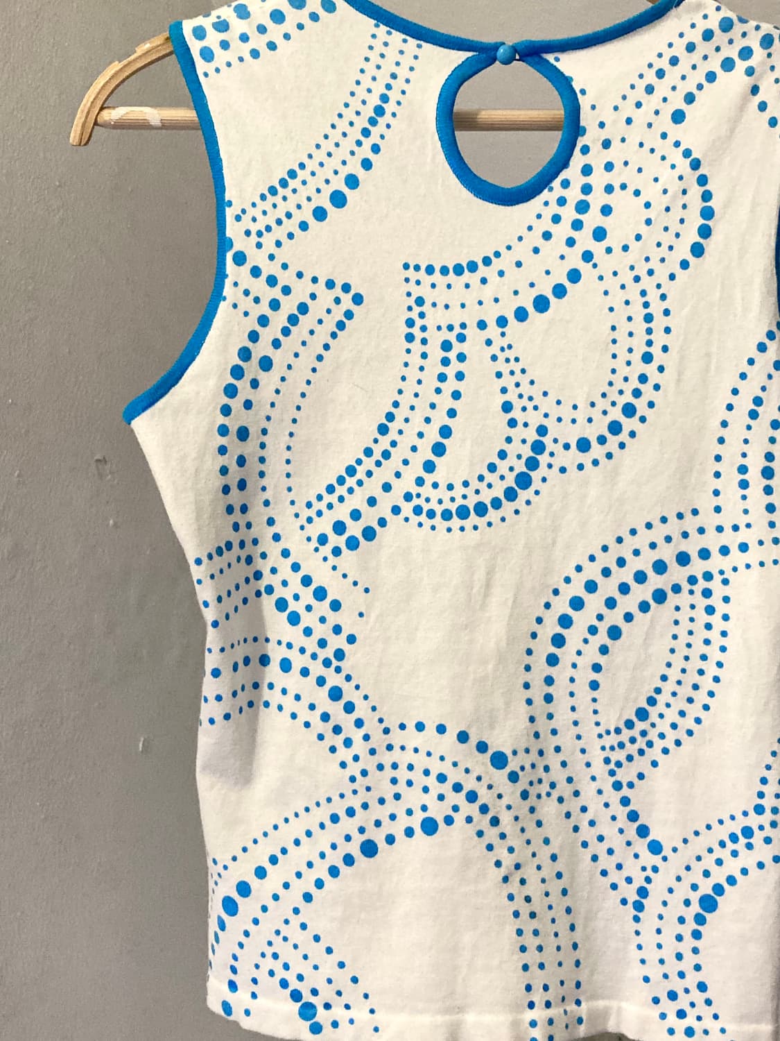 y2k 웨스턴 물방울 나시 상품이미지6