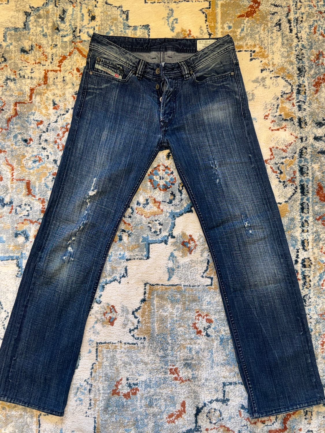 디젤 바이커 워시 00811 데님 팬츠(straight -leg )  상품이미지1